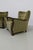 Danish Art Deco Green Velvet Lounge Chairs, 1930s, Set of 2 For Sale - Image 14 of 18