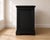 Lane Furniture Pair of Vintage Black Painted French Provincial 3-Drawer Nightstands With Gilded Brass Hardware For Sale - Image 4 of 8