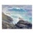 Original Mid Century Impressionist Style Painting of Waves For Sale
