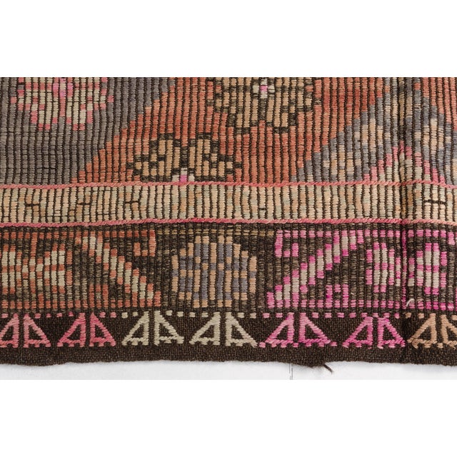 Bohemian Oversize Vintage Kilim Rug For Sale - Image 4 of 10