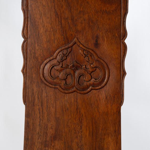 Mid 20th Century Chinese Horseshoe Back Chair For Sale - Image 6 of 10