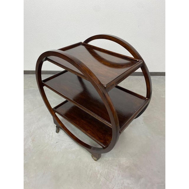 Thonet Art Deco Serving Trolley from Thonet, 1930 For Sale - Image 4 of 13
