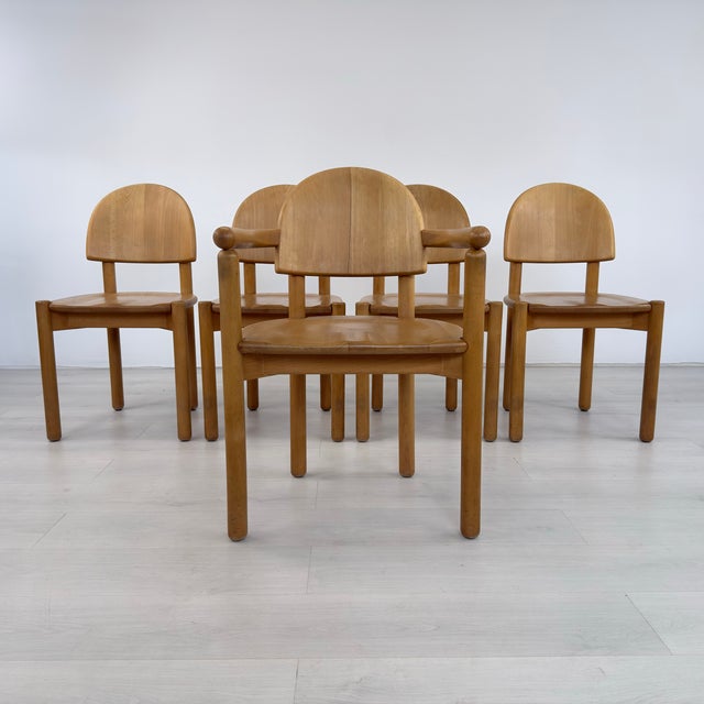 Mid-Century Modern Rainer Daumiller Dining Chairs – Set of 5 For Sale - Image 3 of 11