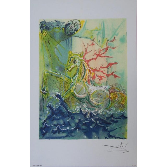 Salvador Dali, Les Chevaux, Lithograph For Sale - Image 7 of 7