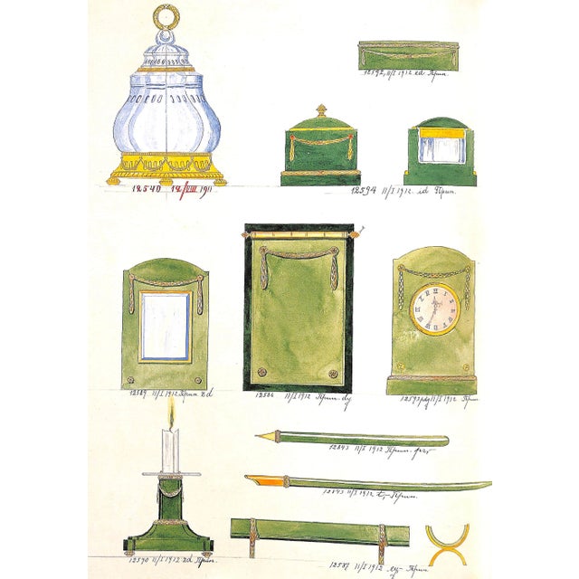 2000 - 2009 "Golden Years of Fabergé: Drawings and Objects From the Wigstrom Workshop" 2000 Tillander-Godenhielm, Ulla For Sale - Image 5 of 12