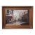 European Street Artist Signed Oil Painting on Canvas For Sale