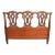 Chippendale Style Mahogany Headboard/Double For Sale