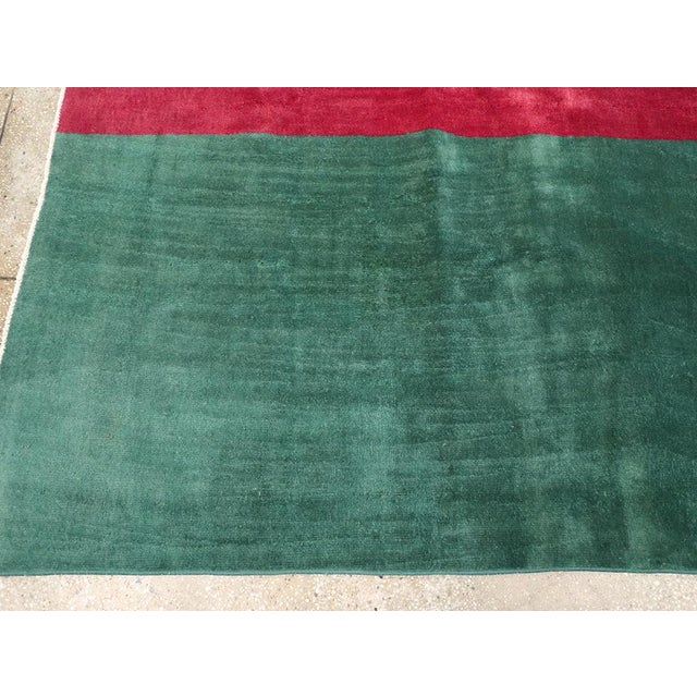 Galerie Shabab Collection Mid-20th Century Turkish Anatolian Art Deco Carpet For Sale In New York - Image 6 of 9