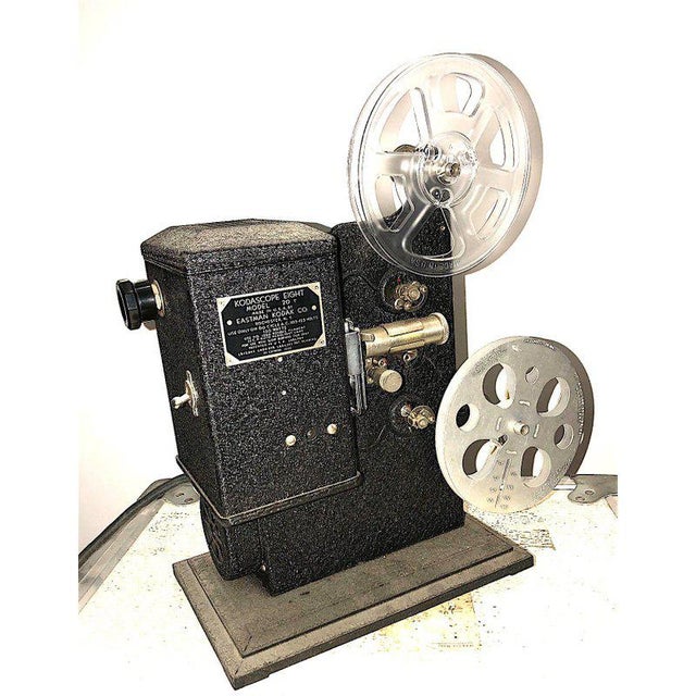 Early 20th Century Kodak Movie Projector Circa 1934. Original Black Finish. Correct Art Deco Display Piece For Sale - Image 5 of 5