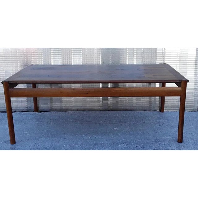 Scandinavian Rosewood Coffee Table from Dokka Mobler, 1970s, in Very Good conditions. Designed 1970 to 1979 This piece has...