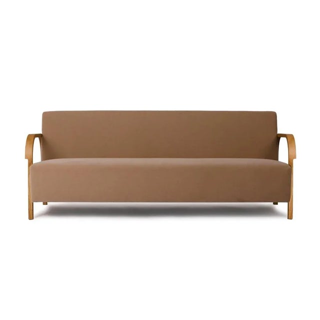 Daw/mohair & mcnutt arch 3 seater sofa by mazo design dimensions: w 200 x d 79 x h 76 cm materials: oak, textile also...