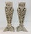 Pair of Antique Victorian Reticulated Open Worked Nickel Plated Brass Vases For Sale In New York - Image 6 of 11