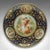 This is an antique wall charger. An Austrian, gilt ceramic decorative plate, dating to the late Victorian period, circa...