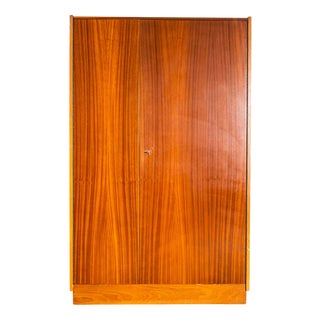 Large Clean Sapele Wardrobe from Up Zavody, 1950s For Sale
