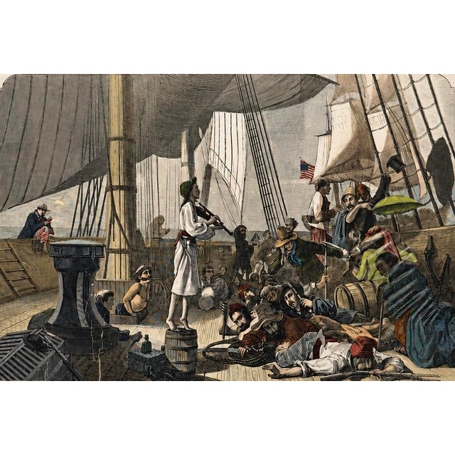 The Pirates, Original Print Harper's Weekly, July 1861 For Sale - Image 4 of 5