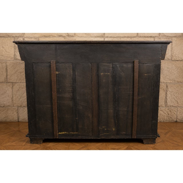 Renaissance Style Carved Wooden Library, 1800s For Sale - Image 6 of 10