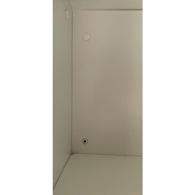 Jesus Gasca Frosted Glass 4-High Shelving Unit Designed by Jesus Gasca, Attributed For Sale - Image 4 of 4