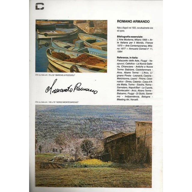 Armando Romano, Forest, 1970s, Oil on Canvas For Sale - Image 7 of 10