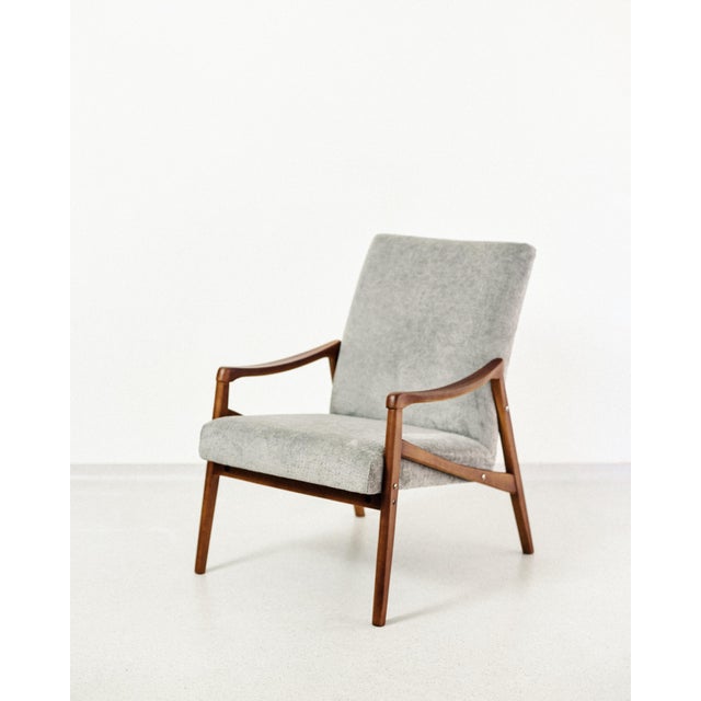 Armchair by Jiri Jiroutek, 1970s, in Restored conditions. Designed 1970 to 1979 This piece is attributed to the mentioned...