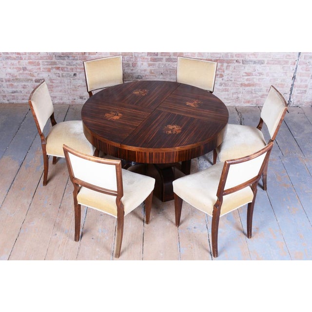 Art Deco Extendable Table by P. Follot for Ecole Boulle, France, 1920s For Sale - Image 3 of 18