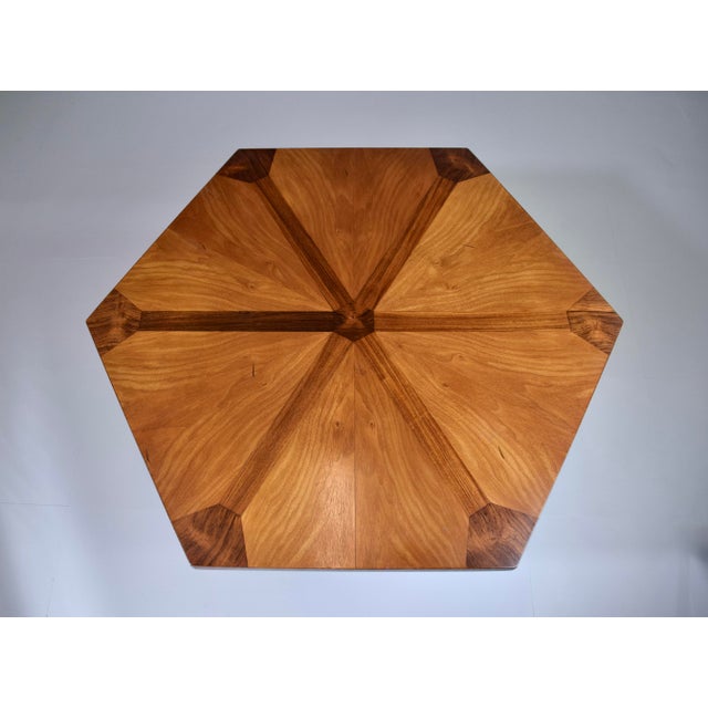 Tomlinson Mid-Century Modern Side Table by Tomlinson, Pecan & Mahogany, 1960s For Sale - Image 4 of 11
