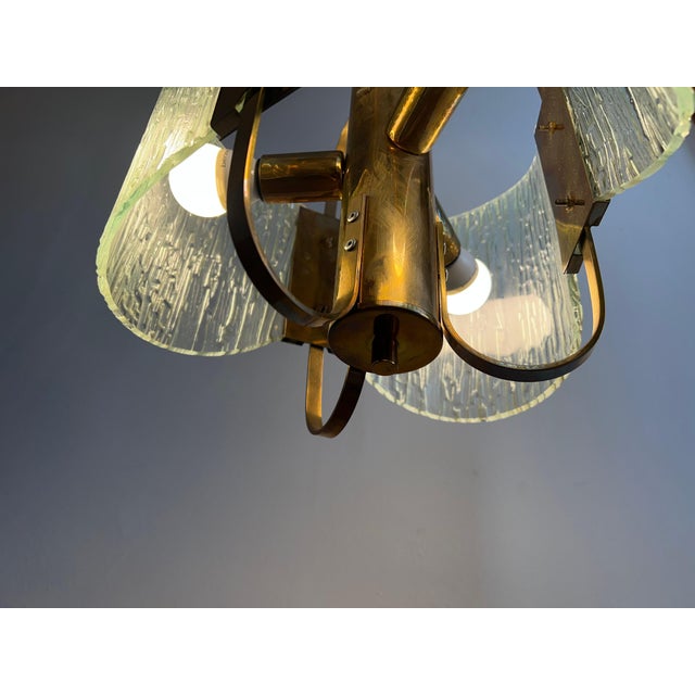 Italian Chandelier from Erco, 1970 For Sale - Image 13 of 17