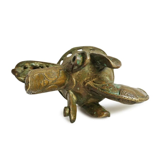 Brass Antique African Senufo Headdress Topper For Sale - Image 8 of 13