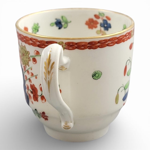 Ceramic Porcelain Tea Cup and Saucer by Flight, Barr & Barr for Worcester, 1807-1813, Set of 2 For Sale - Image 7 of 17