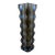 Vintage Optic Glass Vase by Oldrich Lipsky for Exbor, 1960s For Sale