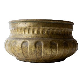 Vintage Brass Fruit Bowl, 1960s For Sale