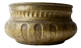 Vintage Brass Fruit Bowl, 1960s