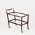 Metal Large Wood and Brass Mod. 58 Bar Cart, Italy, 1952 For Sale - Image 7 of 18