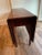 English Antique English Edwardian Mahogany Drop Leaf Table For Sale - Image 3 of 11