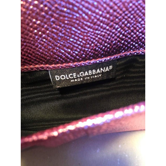 Dolce and Gabbana Pink Sicily Von Wallet Cell Phone Clutch Purse For Sale In Philadelphia - Image 6 of 10