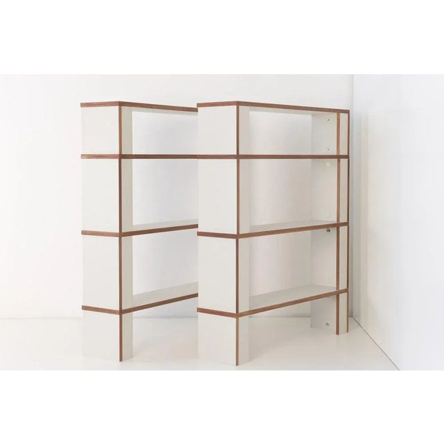 Gray M 125 Shelves by Hans Gugelot for Bofinger, 1950s, Set of 2 For Sale - Image 8 of 15