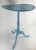 19th Century Shabby Chic Baby Blue Painted Lamp Table For Sale - Image 9 of 9