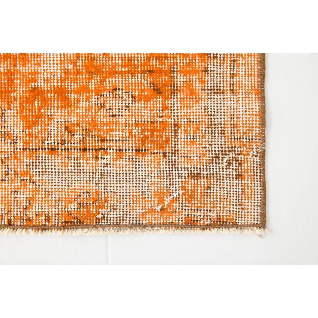 Vintage Handmade Rug in Wool For Sale - Image 8 of 12