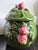Vintage Portuguese Majolica Radish Jar With Lid For Sale - Image 4 of 6