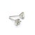 14k White Gold Diamond Stud Earrings ~1.23cts, Pair For Sale - Image 9 of 9