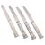Fruit Knives in Sterling Silver and Stainless Steel by Evald Nielsen, 1930s, Set of 4 For Sale - Image 6 of 6