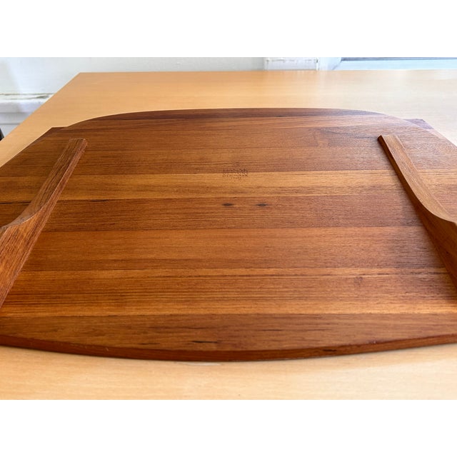 Wood Vintage Dansk Teak Tray Jens Harald Quistgaard For Sale - Image 7 of 8
