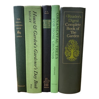 Collection of 5 Vintage Mid 20th Century Garden Books For Sale