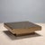 Vintage Smoked Glass and Brass Coffee Table, 1980s For Sale - Image 10 of 10