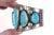 Vintage Native American Turquoise/sterling Cuff Bracelet o For Sale - Image 4 of 6