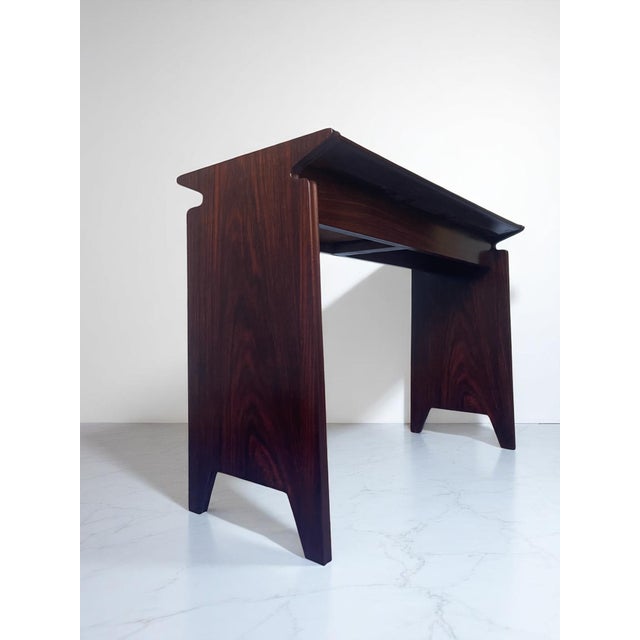 Mid-Century Italian Table Desk attributed to Osvaldo Borsani, 1950s For Sale - Image 11 of 18