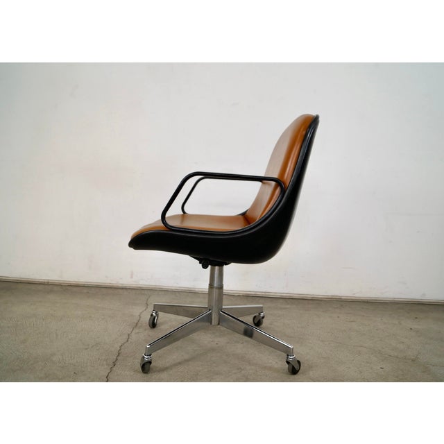 Camel 1970’s Mid-Century Modern Knoll Style Office Desk Chair For Sale - Image 8 of 12