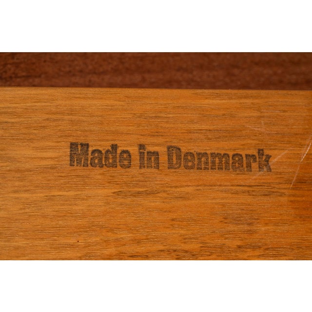 Danish Mid-Century Modern Extension Dining Table in Teak W/ Stow-in-Table Leaves by Skovby Møbelfabrik, Denmark, C. 1970s For Sale - Image 13 of 18