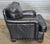Southwood & Co. Late 20th Century Southwood Large Black Leather Club Arm Chair Made in North Carolina For Sale - Image 4 of 8