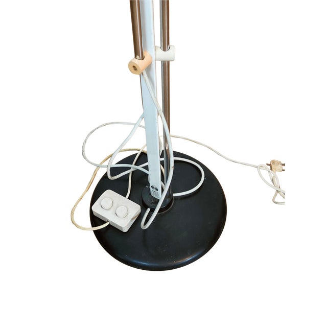 Luci Italia Adjustable Floor Lamp by Pio Luigi Brusasco and Giovanni Torretta for Luci Illuminazione, Italy, 1970s For Sale - Image 4 of 5