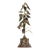 Vintage Brutalist Foliate Plant Iron Sculpture For Sale